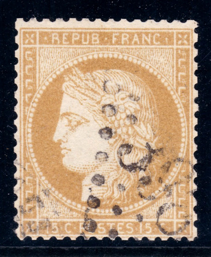 Timbre 1871 ceres - 1871, 59-obl