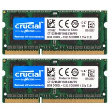 Crucial ddr3l 1333mhz - 1333mhz, 16gb