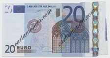 20 EURO ERRORE DI STAMPA BCE