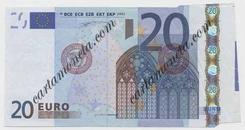 Euro errore stampa bce - 20, di