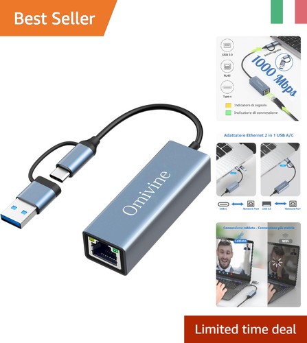 Adattatore usb ethernet - usb, a
