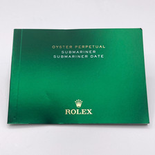 Rolex Submariner Date libretto corredo orologio watch booklet 10.2016 cinese