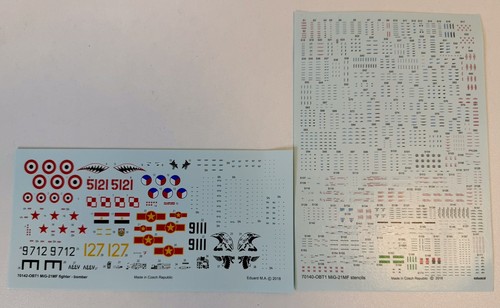 Mig 21mf fighter - bomber, decals