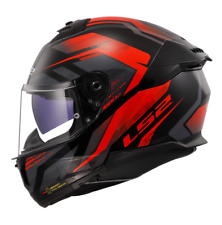 CASCO MOTO INTEGRALE FF808 STREAM 2 FURY GLOSS BLACK RED ECE 22.06 LS2