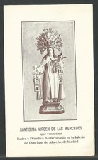 santino antico de la Madonna image pieuse holy card estampa