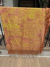 Antico copriletto fringe - copriletto, seta