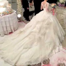 Princess A Line Wedding Dresses Bridal Gowns Bride Dress Ball Gown Appliques 