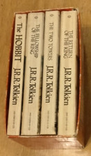 1973 Tolkien's HOBBIT and Part One, Two, and Three in Red Box Set