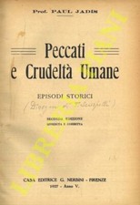 JADIS Paul - Peccati e crudeltà storiche.