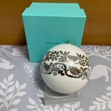 TIFFANY & CO. Palla addobbo natalizio D10 cm ceramica