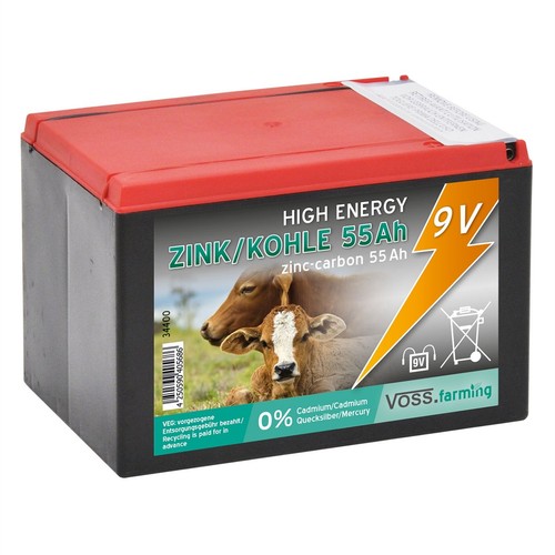 Batteria zinco carbonio - v,