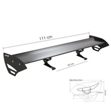 Spoiler da tetto Mistral ala singola nero