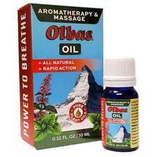 Olio per aromaterapia e massaggi Olbas 0,32 fl oz