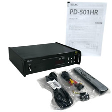 TEAC PD-501HR Lettore CD Nero Alta Risoluzione Audio Funzionamento Confermato