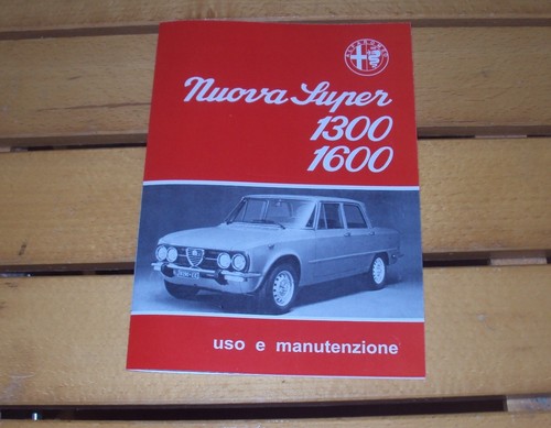 Uso manutenzione alfa - alfa, romeo
