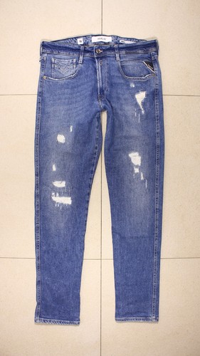 Jeans uomo replay basso - jeans,