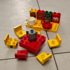 LEGO DUPLO SET TAVOLO SEDIE CIBO E ACCESSORI
