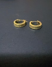 Orecchini a Cerchio con Greche