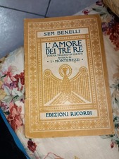 LIBRETTO OPERA L'AMORE DEI TRE