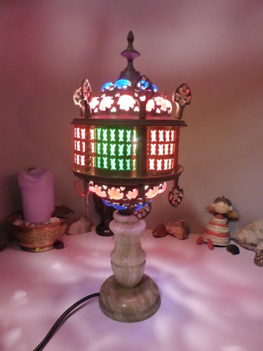 Lampada tavolo orientale - lampada,