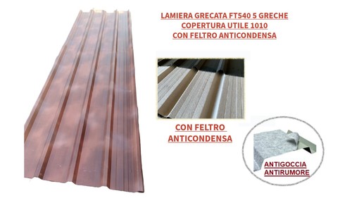 Lamiera grecata 540 - grecata,