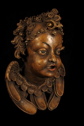 Antica scultura putti in - scultura,,