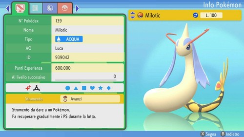 Milotic shiny 6iv battle ready - shiny,