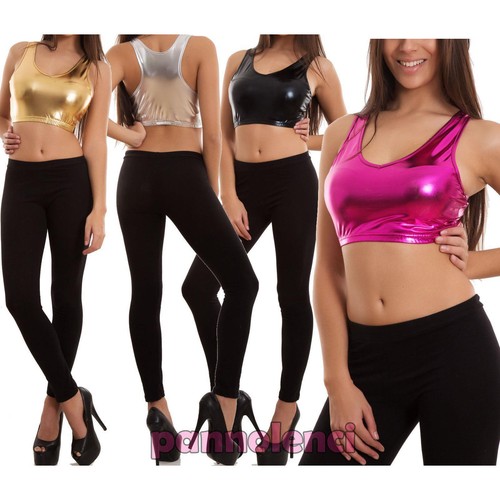 Maglia donna top corto - , canotta