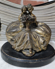 Granello Giuseppe SCULTURA DAMA CON BIMBO Cacciapuoti anni 30/40