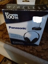 Panasonic RP-WF810 Wireless Stereo Headphones Cuffie 100 Mt