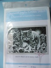 Kit punto croce contato gatto