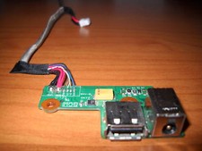 Power board scheda jack alimentazione USB HP Pavilion DV6000 DV6500 DV6700 65W