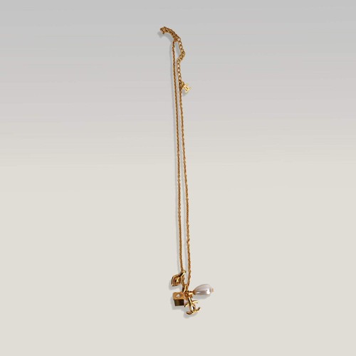 Chanel collana multicharm - cc,