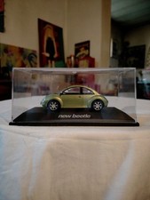SCHUCO-VOLKSWAGEN NEW BEETLE -Scala 1:43-Modellino Auto Verde Made In Germany  