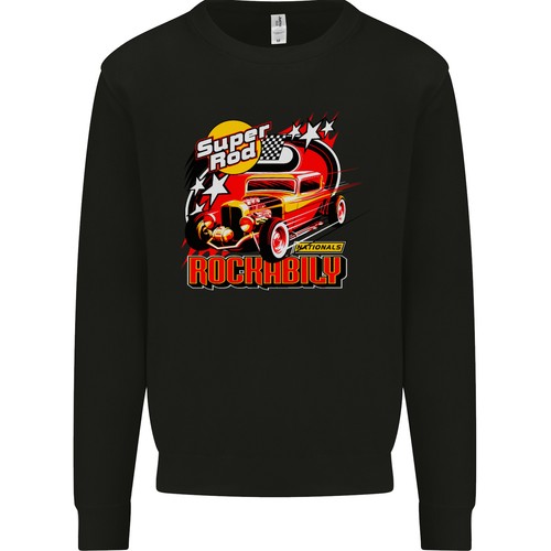 Rockabilly hot rod - hot, hotrod