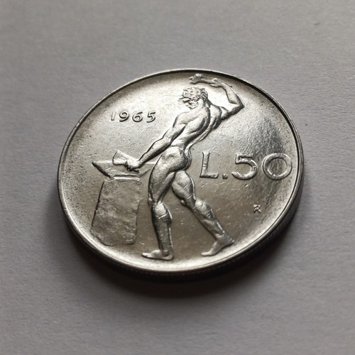 Moneta lire vulcano - moneta, 50