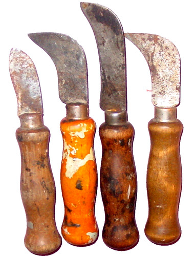 Tappeto vintage lama curva