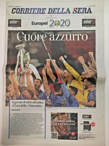 Corriere sera cuore - sera, azzurro