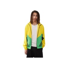 Adidas Originals Track Top Giacca Giamaica Rasta Giallo Verde Taglia Large 