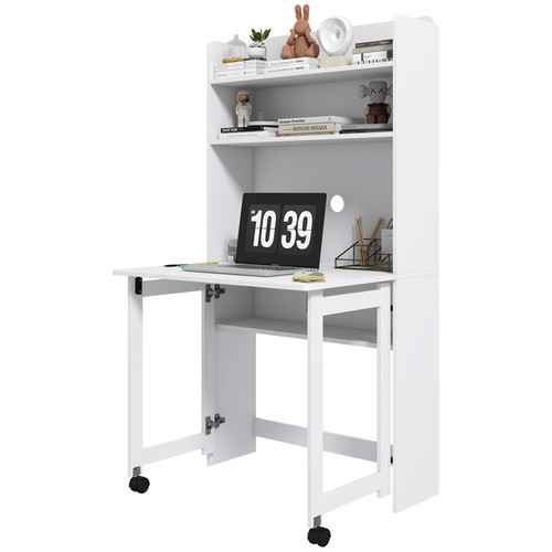 Homcom scrivania con libreria - con,