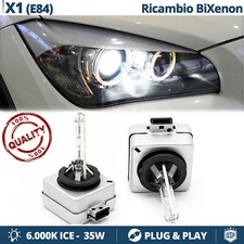 2 Lampadine BIXENON D1S PER Bmw X1 E84 RICAMBIO 35W 6000K luci HID GHIACCIO lamp