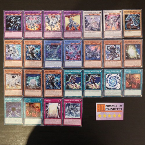 Lotto carte drago bianco - 25,