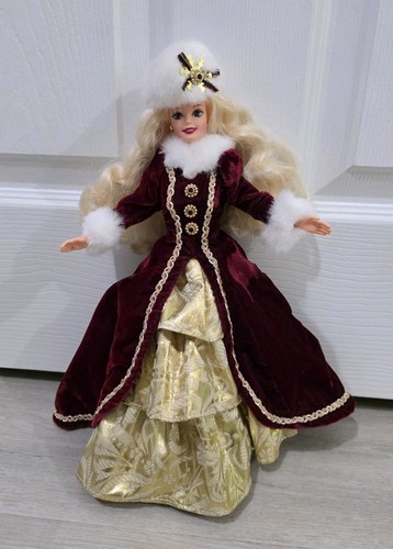 Barbie vintage happy holidays - vintage,