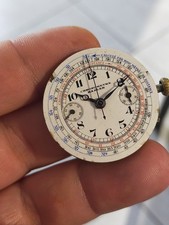 J.Hasler Valjoux 22gh Monopusher Chronograph Working But Need Revise 