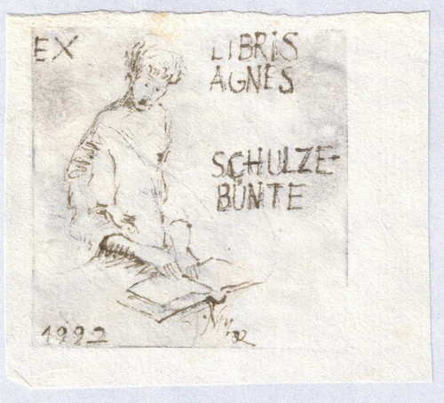 Exlibris agnes schulze - exlibris,
