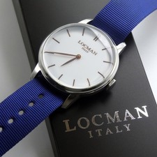 Locman - Modello 1960 "La Dolce Vita" Blu Navy Ref. 251 + Original Box