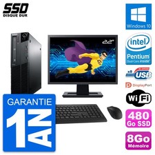 PC Lenovo M81 SFF Ecran 22"