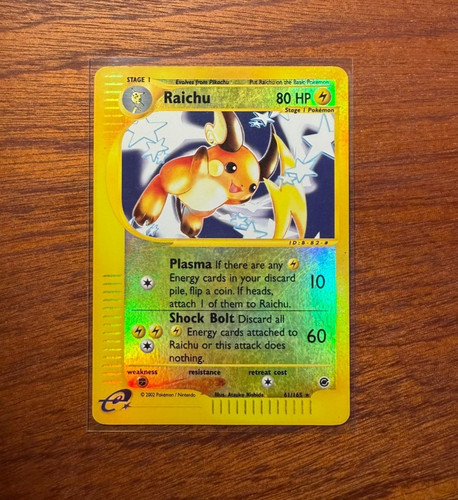 Raichu 061 165 - expedition, base