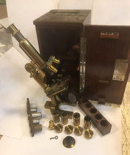 ANTICO MICROSCOPIO KORISKA MILANO fine '800 in ottimo stato CVMA