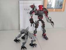 LEGO BIONICLE: Maxilos e Spinaci (8924) Costruzione Ritirata Manca Catena Leggi bene